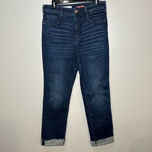 Pilcro Denim - Anthropologie Pilcro Womens Jeans Size 30 Blue High Rise Cigarette Dark Wash